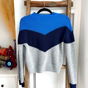 Cropped turtleneck sweater